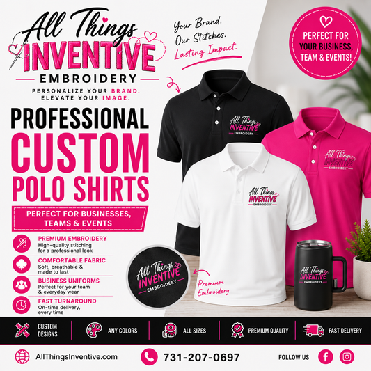 Embroidery - Polo shirts
